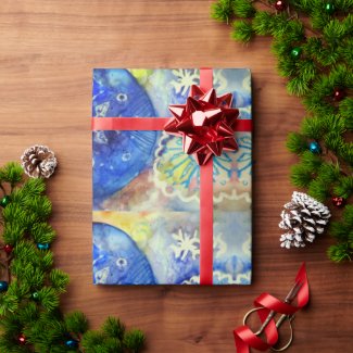 Snowflakes Watercolor Art 