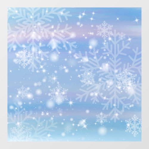 Snowflakes Window Cling