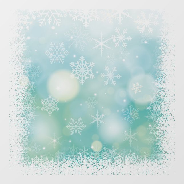 Snowflakes Window Cling (Sheet)