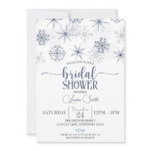 Snowflakes Winter Bridal Shower