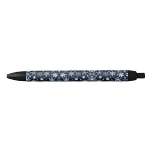 Snowflakes Winter Design Blue Cold Cute Pen