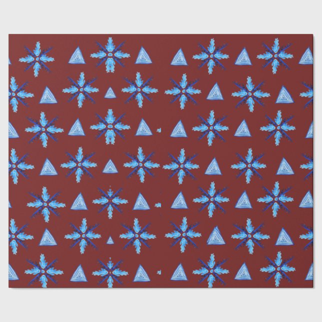 Snowflakes Wrapping Paper (Seam)