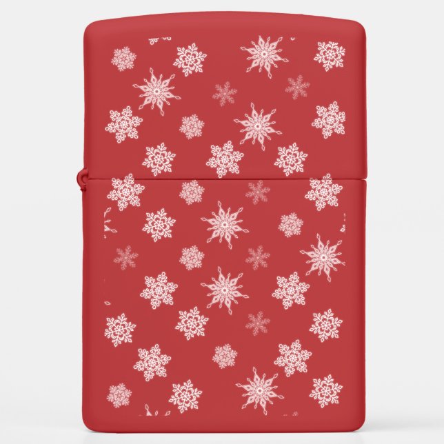 Snowflakes Zippo Lighter (Front)