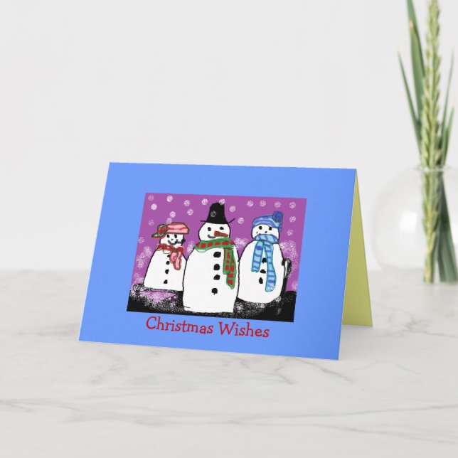 Snowfolk Christmas Cards (Front)