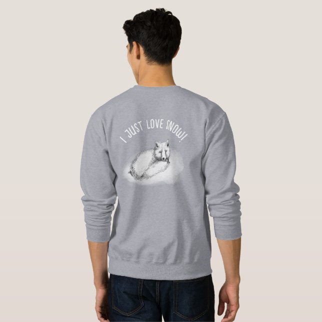 Snowfox Sweatshirt (Back Full)