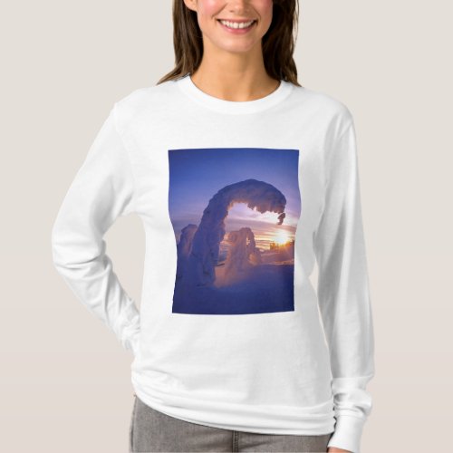 Snowghosts in the Whitefish Range of Montana T_Shirt