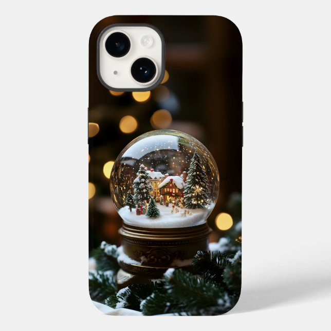 Snowglobe iPhone Case - Perfect for Christmas! (Back)