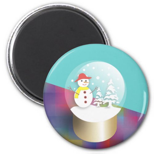 Snowglobe Magnets