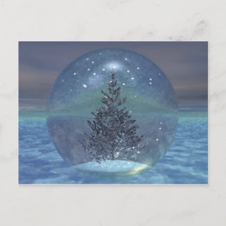 Snowglobe Postcard
