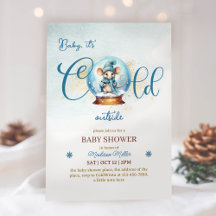 Snowglobe Winter Theme Baby Shower