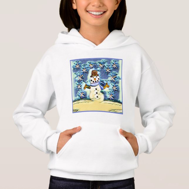 SNowie Snowman Hoodie (Front)