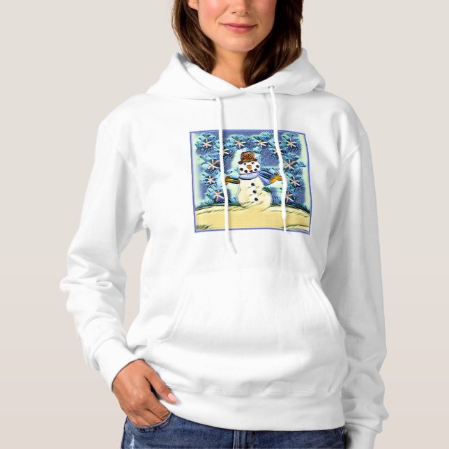 Snowie Snowman Hoodie (Front)