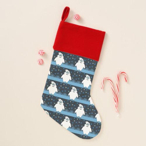 Snowie the abominable snowman christmas stocking