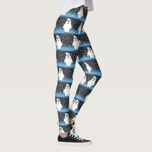 Snowie the abominable snowman leggings