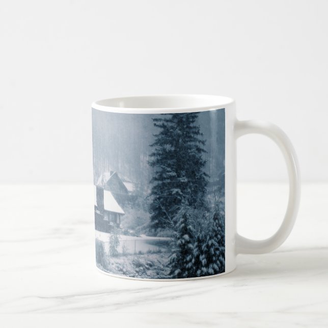 Snowing In Aspen Mugs (Right)