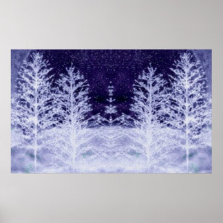 Snowing Night Poster