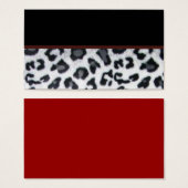 snowleopard with black trim (Front & Back)