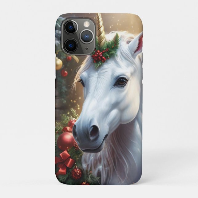Snowlight: The Enchanted Christmas Unicorn Case-Mate iPhone Case (Back)