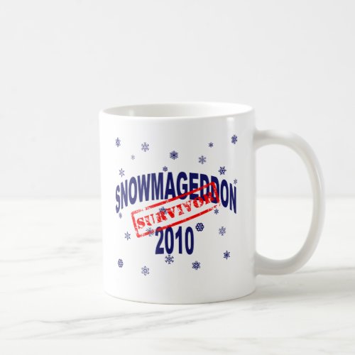 snowmageddon 2010 coffee mug
