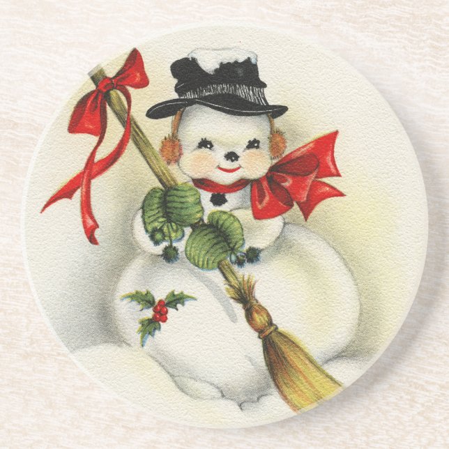 Snowman 001 coaster (Front)