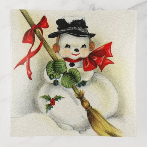 Snowman 001 trinket tray