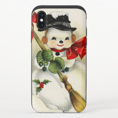 Snowman 001 iPhone x slider case