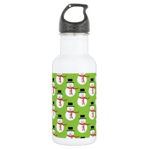 Snowman 001 water bottle