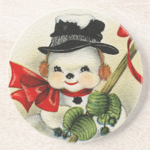 Snowman 004 coaster