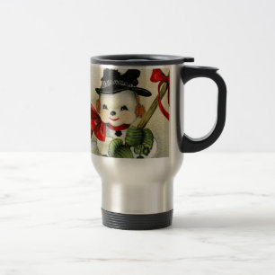 Snowman 004 travel mug