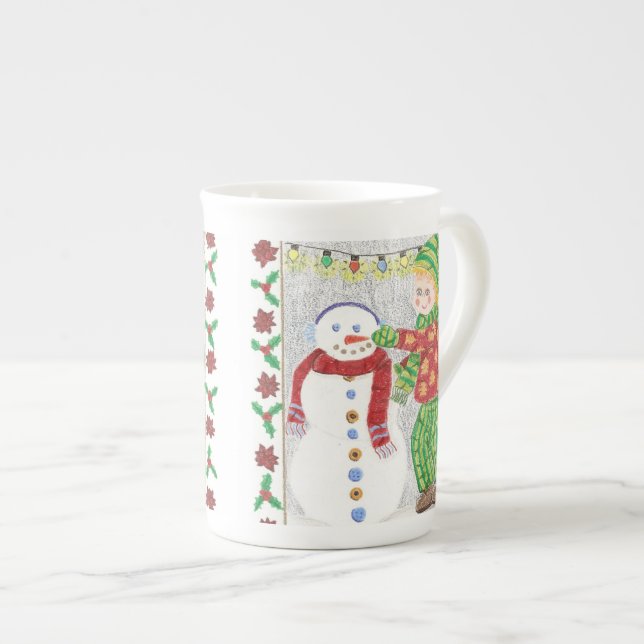 Snowman 2 specialty mug (Front Right)