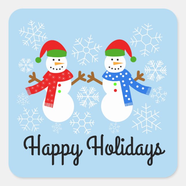 Snowman #3-2 Stickers (Front)
