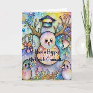Snowman 8th Grade Graduation Card