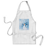 Snowman Adult Apron