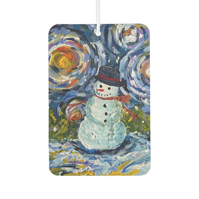 Snowman Air Freshener (Front)
