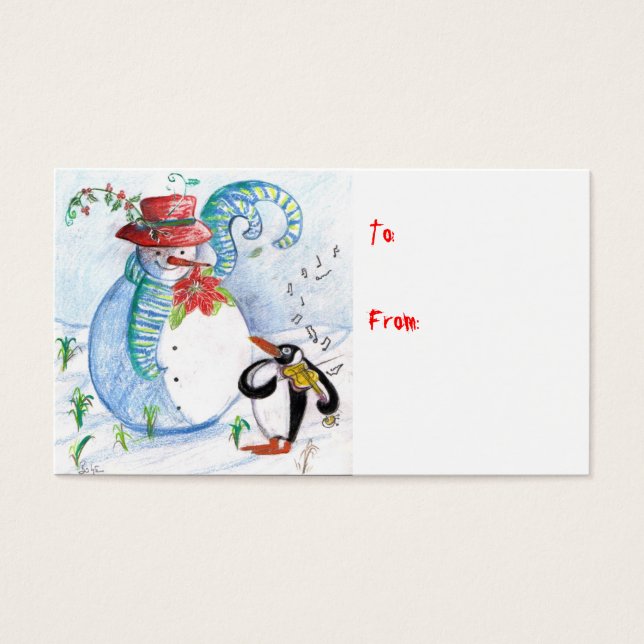 SNOWMAN AND PENGUIN'S WINTER SERENADE (Front)