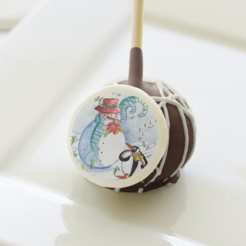 SNOWMAN AND PENGUINS WINTER SERENADE CAKE POPS