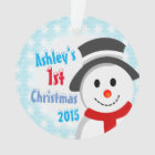Snowman and Snowflakes