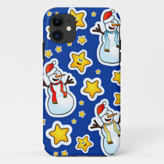Snowman and stars, iPhone 5 case