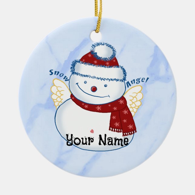 Snowman Angel ornaments (Front)