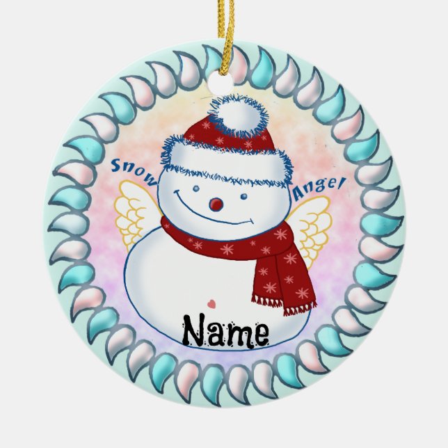 Snowman Angel ornaments (Front)