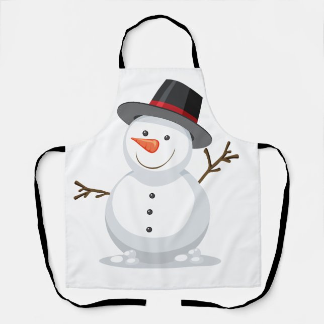Snowman Apron (Front)