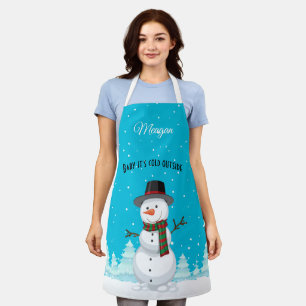 Snowman Apron