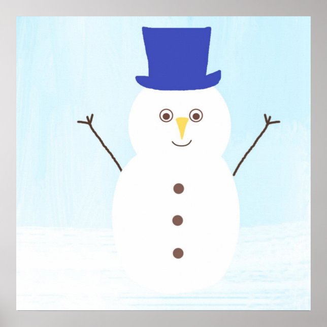 snowman art poster (Front)
