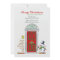 Snowman At The Door Holiday Moving Announcement