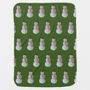 Snowman Baby Blanket