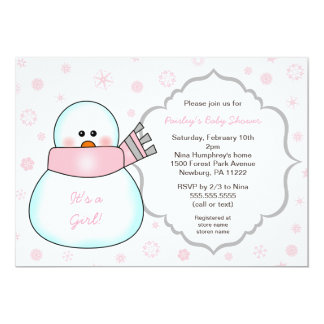 Snowman Baby Shower Invitations 8