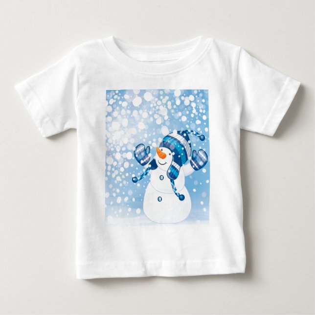 Snowman Baby T-Shirt (Front)
