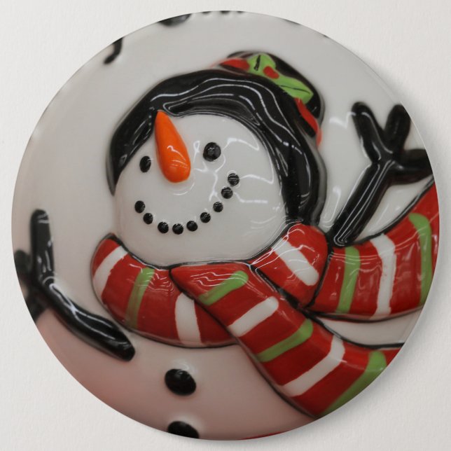 Snowman ball button (Front)