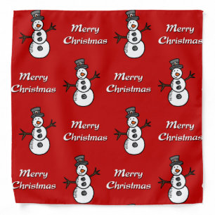 Snowman Bandana