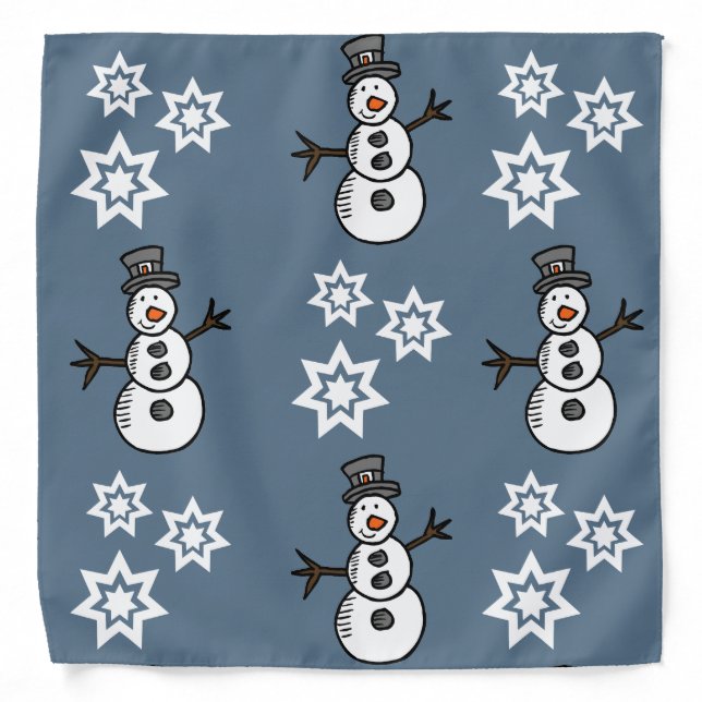 Snowman Bandana (Front)